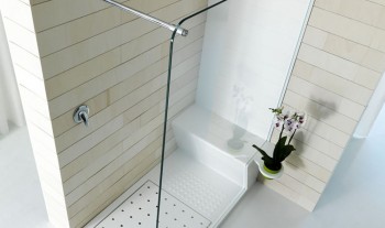 Shower Tray. Box de banheiro em mármore usinado por CNC.