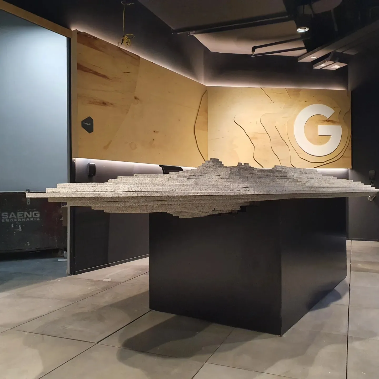 Mesa de recepção Google-SP no registro do projeto SuperLimão.